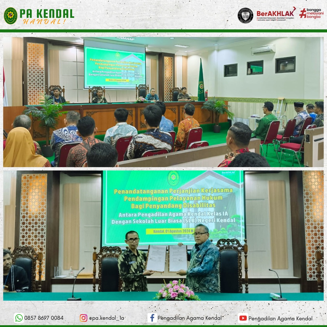 Pelatihan  singkat mengenai pelayanan dan penanganan para disabilitas